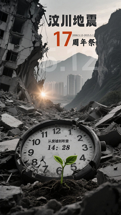 汶川地震17周年祭